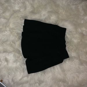black skater skirt